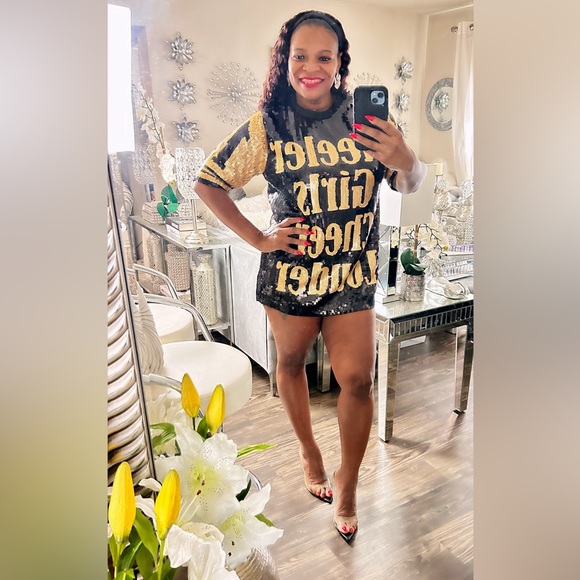 Sale‼️Pittsburgh Steelers Sequin Dress - Picture 1 of 15